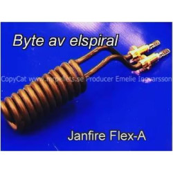 Elektriskās spoles Janfire Flex-A plēves nomaiņa