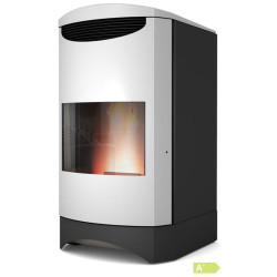 Pellet stove Ekerum 2 white with Pull