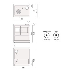 Kabel komplett 250 W motor