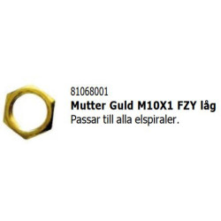 Nut Gold M10X1 FZY matala...