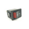 On/off button Red