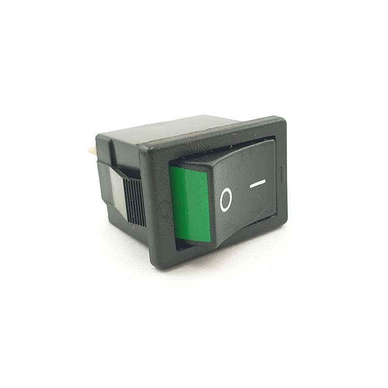 Bouton marche/arrêt vert
