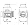 Charging valve ESBE VTC412 50°C
