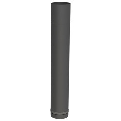 Rauchrohr 80mm verstellbar 80-420mm schwarz