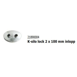 K-silo lock 2 x 100 mm inlopp