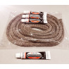 Packing rope Ø 10 mm 4 meters with heat-resistant glue