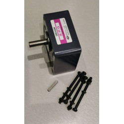 External motor to external screw gear 90:1