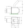 Pellet burner PX52 50-60 kW - Janfire