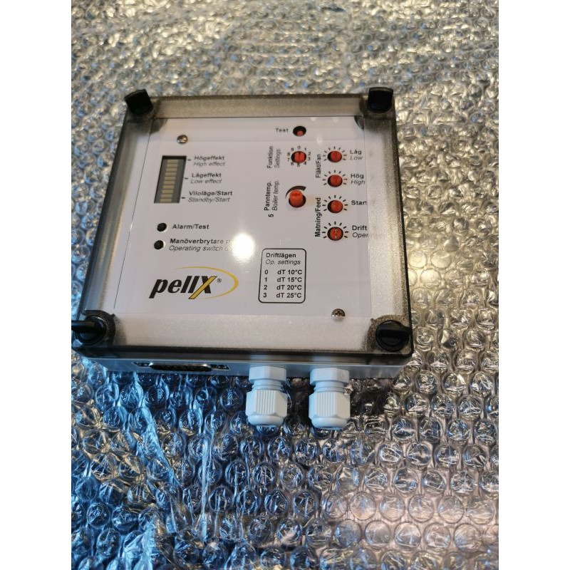 Control box for PellX pellet burner