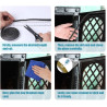 Packing rope flat 8x3 mm. self-adhesive by the meter