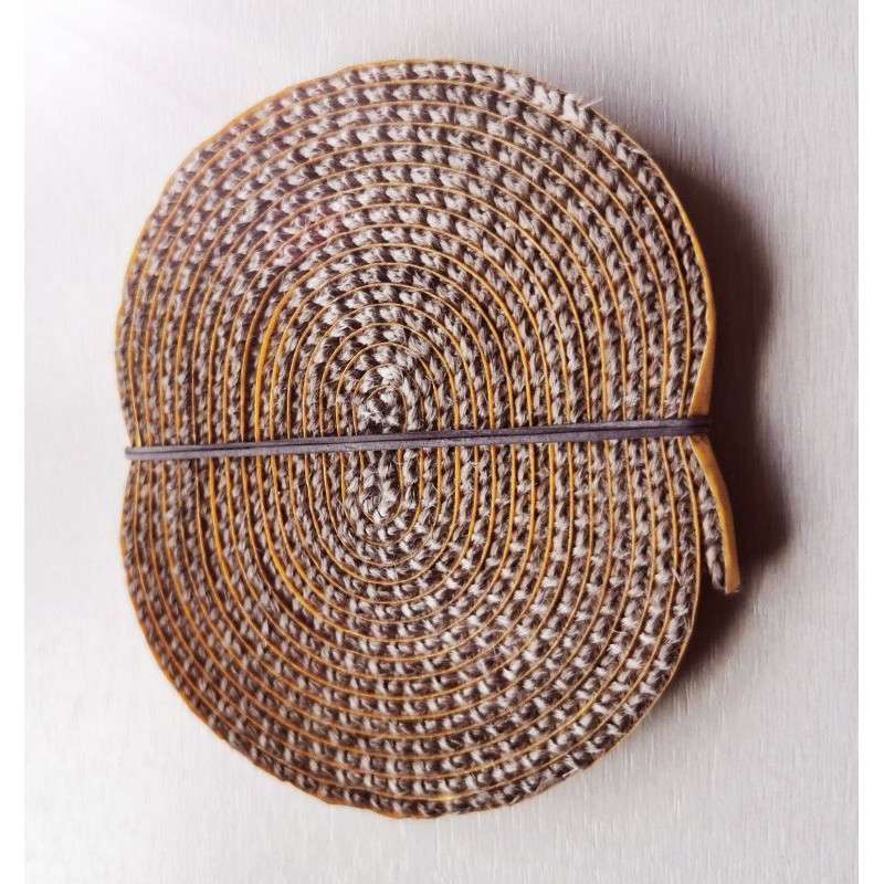Corde d'emballage plate 8x3 mm autocollante au mètre