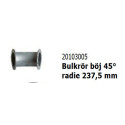 Bulk pipe bend 45° radius 237.5 mm