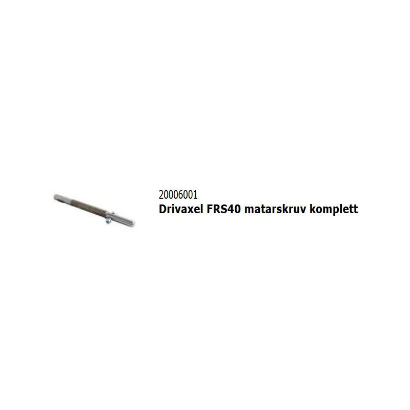 Drive shaft FRS40 feed screw complete