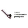 T-flue Janfire pellet boiler