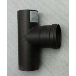 T-Smoke pipe with sleeve.