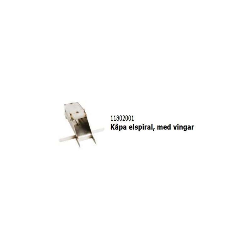 Kåpa elspiral, med vingar Janfire Flex-a