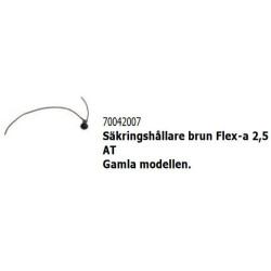 Sicherungshalter braun Flex-a 2,5 AT Altes Modell