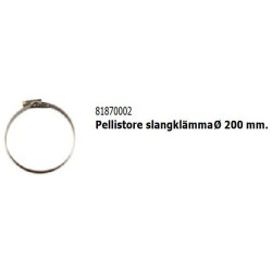 Collier de serrage Pellistore 200 mm.