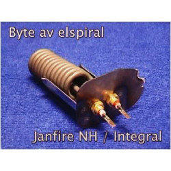 Film replacement of electric coil Janfire NH