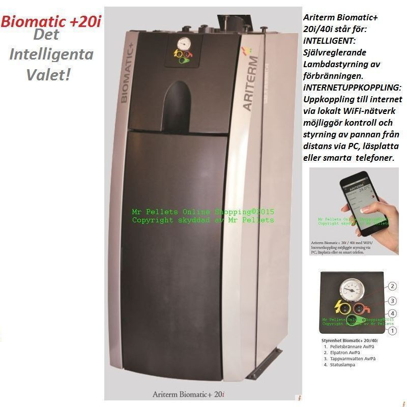 Biomatic +40i-intelligenter Pelletkessel