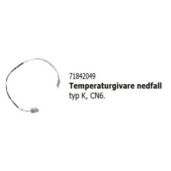 Temperatūras sensors Janfire NH nokrišņu tips K, CN6