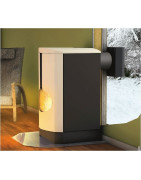 Chimneyless pellet stoves